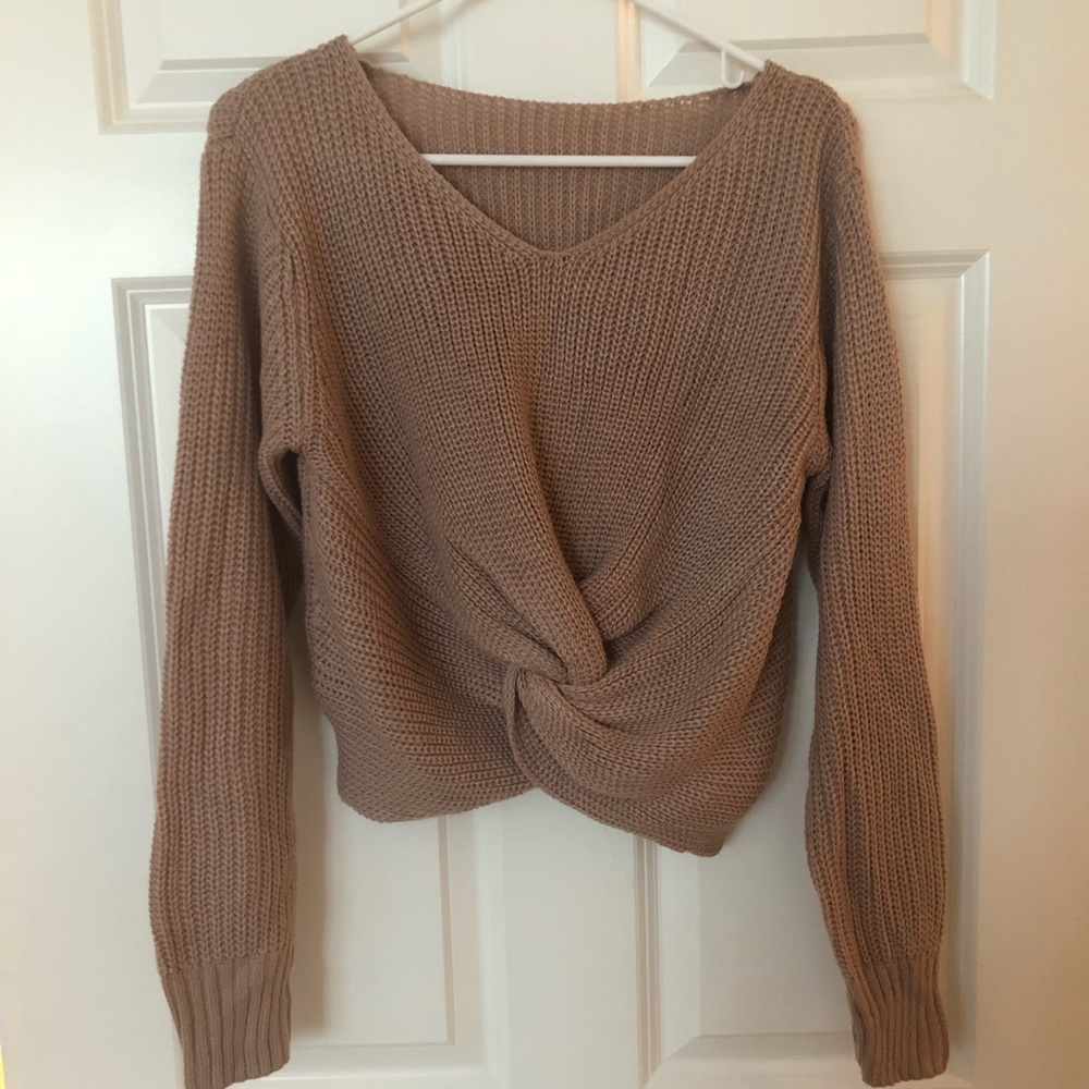 Shein knot sweater